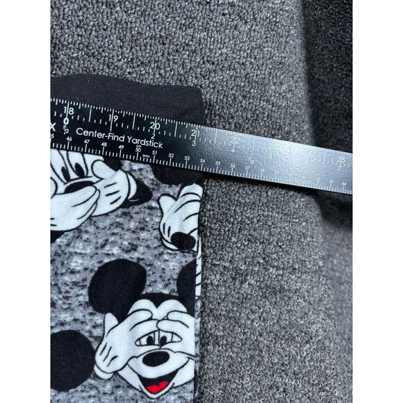 Disney Mickey Mouse Sleepwear Pants Womens Size 2X Black Gray Drawstring Comfy - Picture 6 of 8